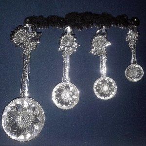 Ganz 5pc🌻Sunflower🍇 Measuring Spoons with hanger